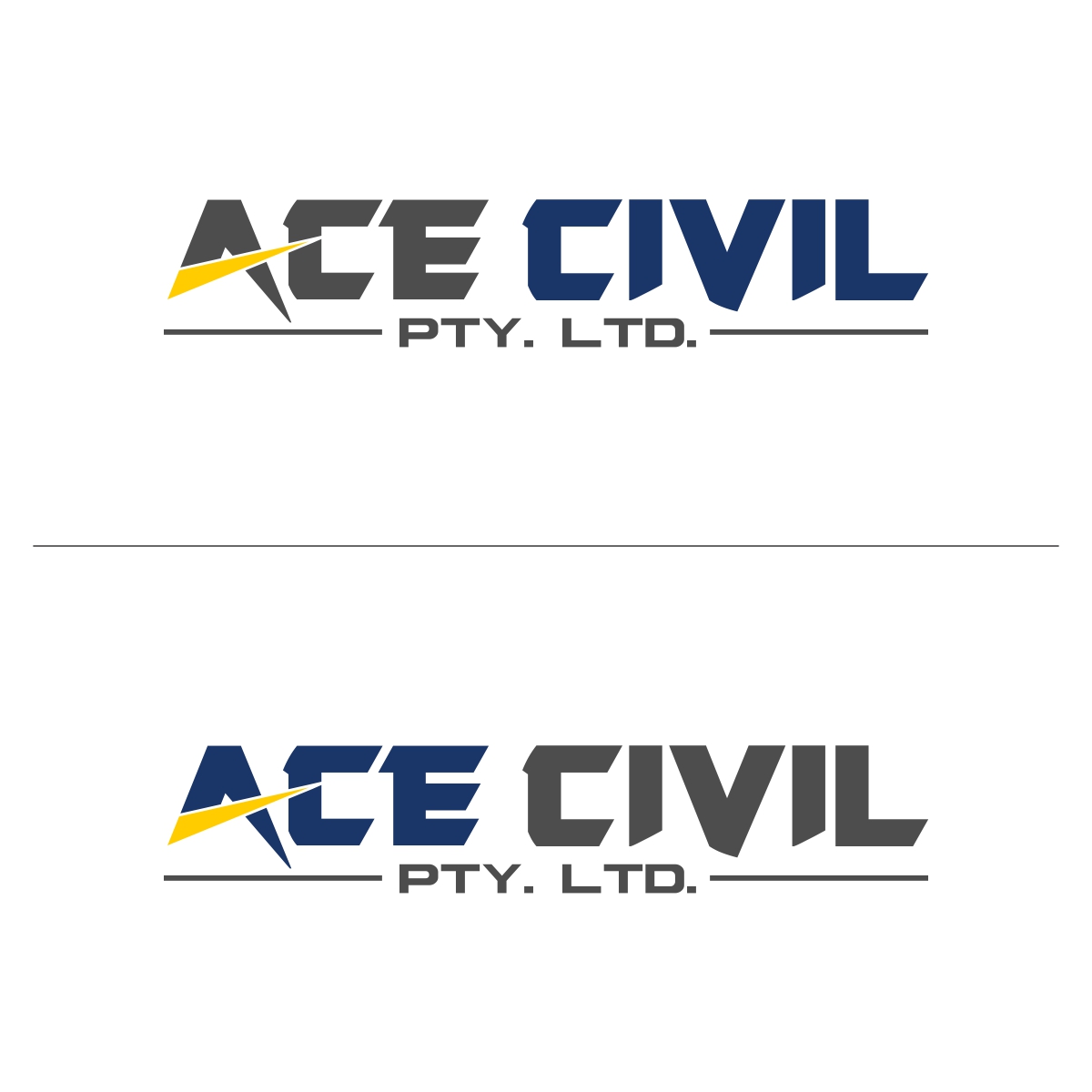 Logo Design by Nelson Brai for ACE Civil Pty Ltd | Design #20615597