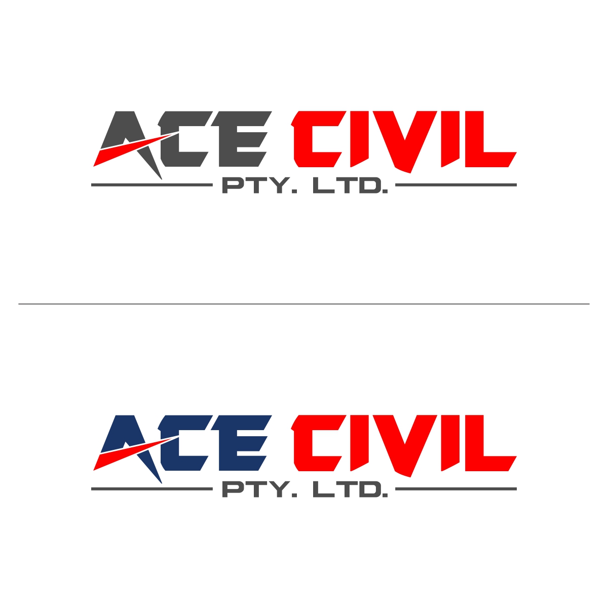 Logo Design by Nelson Brai for ACE Civil Pty Ltd | Design #20615598