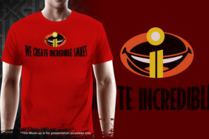 Incredibles 2 T-shirt design with logo and a smile (DEADLINE JUNE 12th) | T-Shirt-Design von gekgrfx