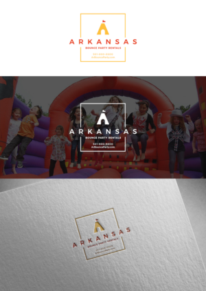 Arkansas Bounce Party  501-800-6900   ArBounceParty.com | Logo Design by christianpoetoe