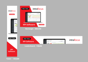 KPI Management Software from Intrafocus | Diseño De Banner Publicitario por AbyJohns