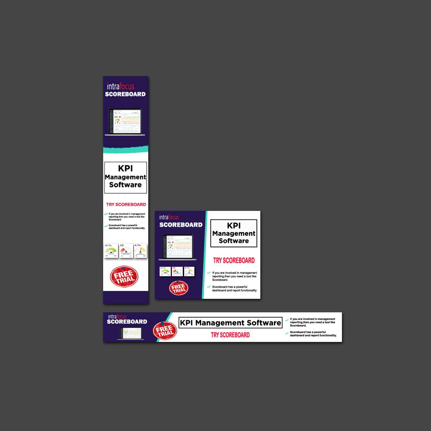 Banner Ad Design by Schöpfer for Intrafocus Limited | Design #18878064