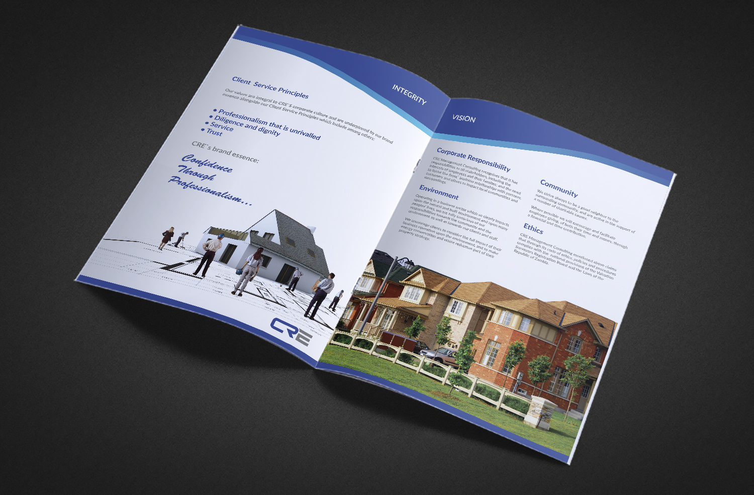 Brochure Design by Deziners Zone for Cadman Real Estate Management Consulting | Design #18894979