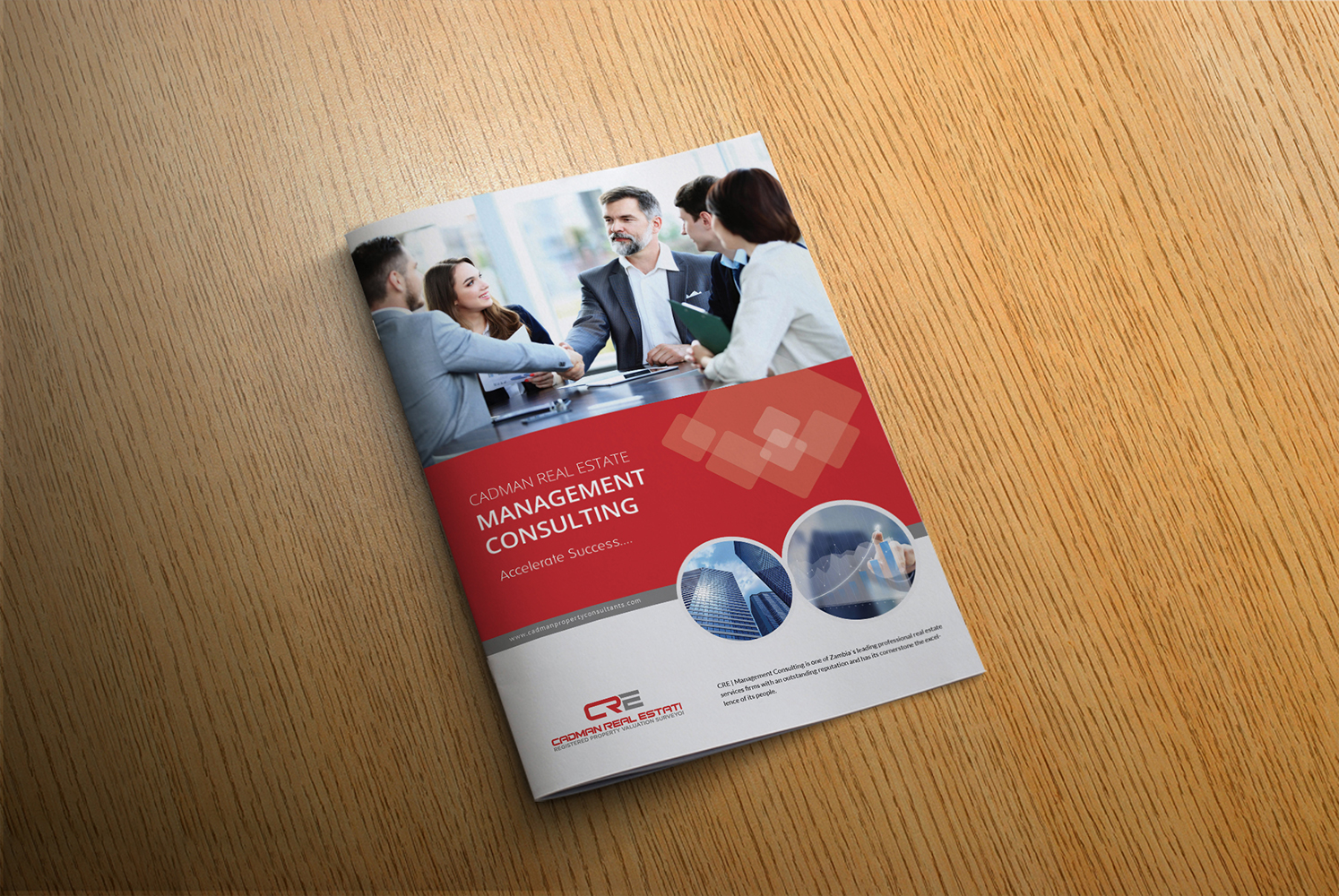 Brochure Design by iTech Graphics for Cadman Real Estate Management Consulting | Design #18896561
