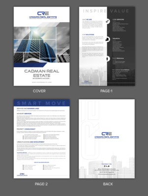 Brochure Design by SAI DESIGNS for Cadman Real Estate Management Consulting | Design: #18878480