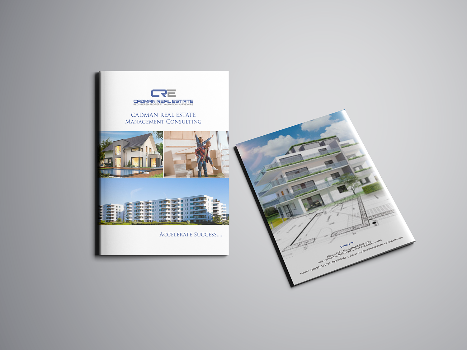 Brochure Design by barinix for Cadman Real Estate Management Consulting | Design #18889856