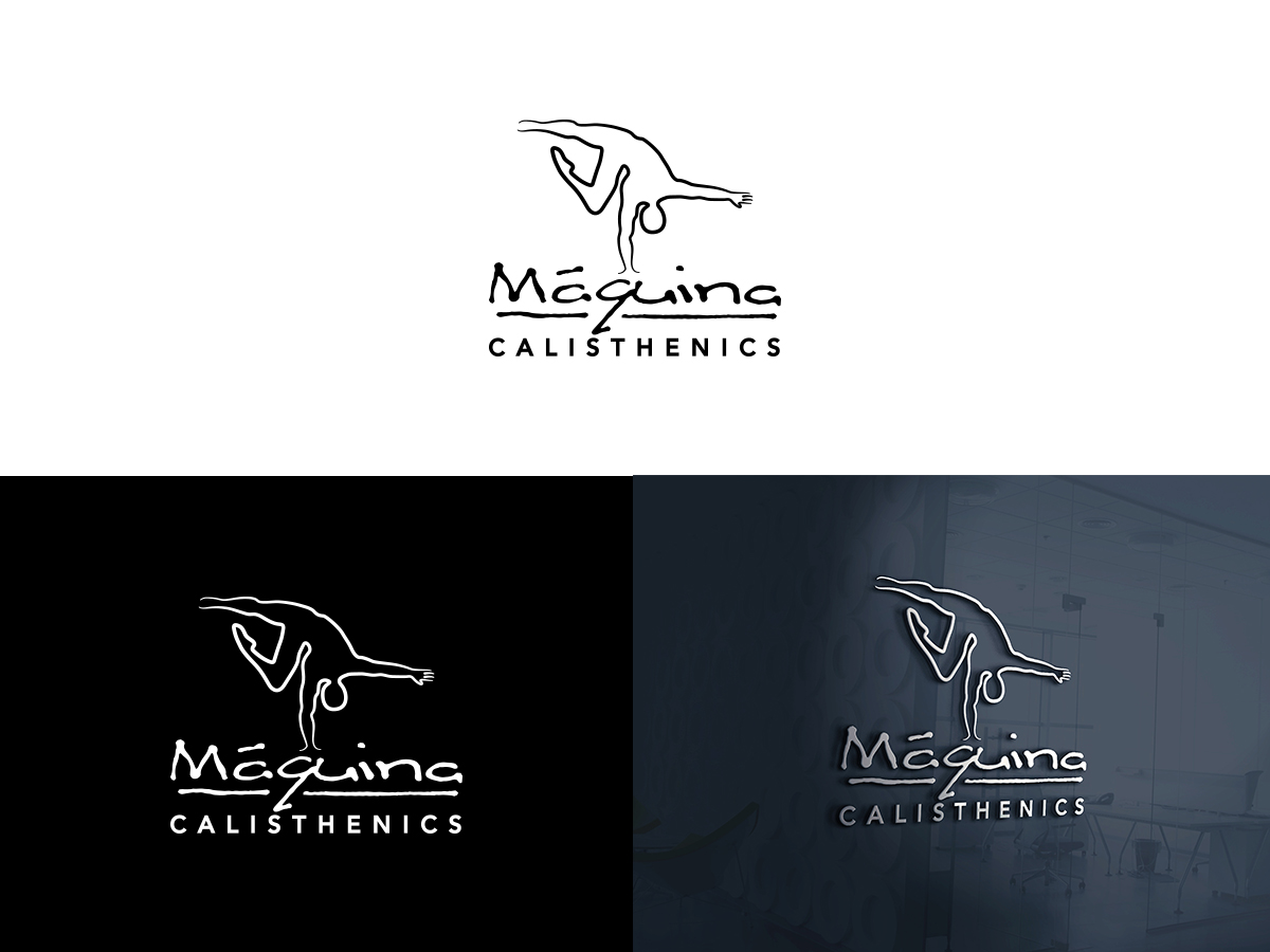 Logo Design by Slant Line Media for Máquina Calisthenics | Design #18876722