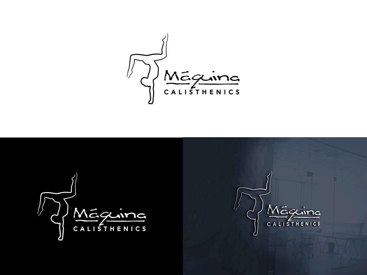 Logo Design by Slant Line Media for Máquina Calisthenics | Design #18876875