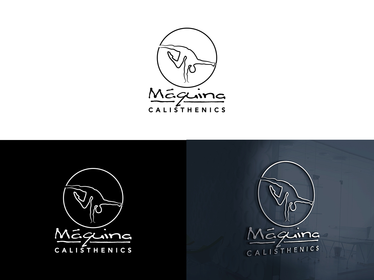 Logo Design by Slant Line Media for Máquina Calisthenics | Design #18898903