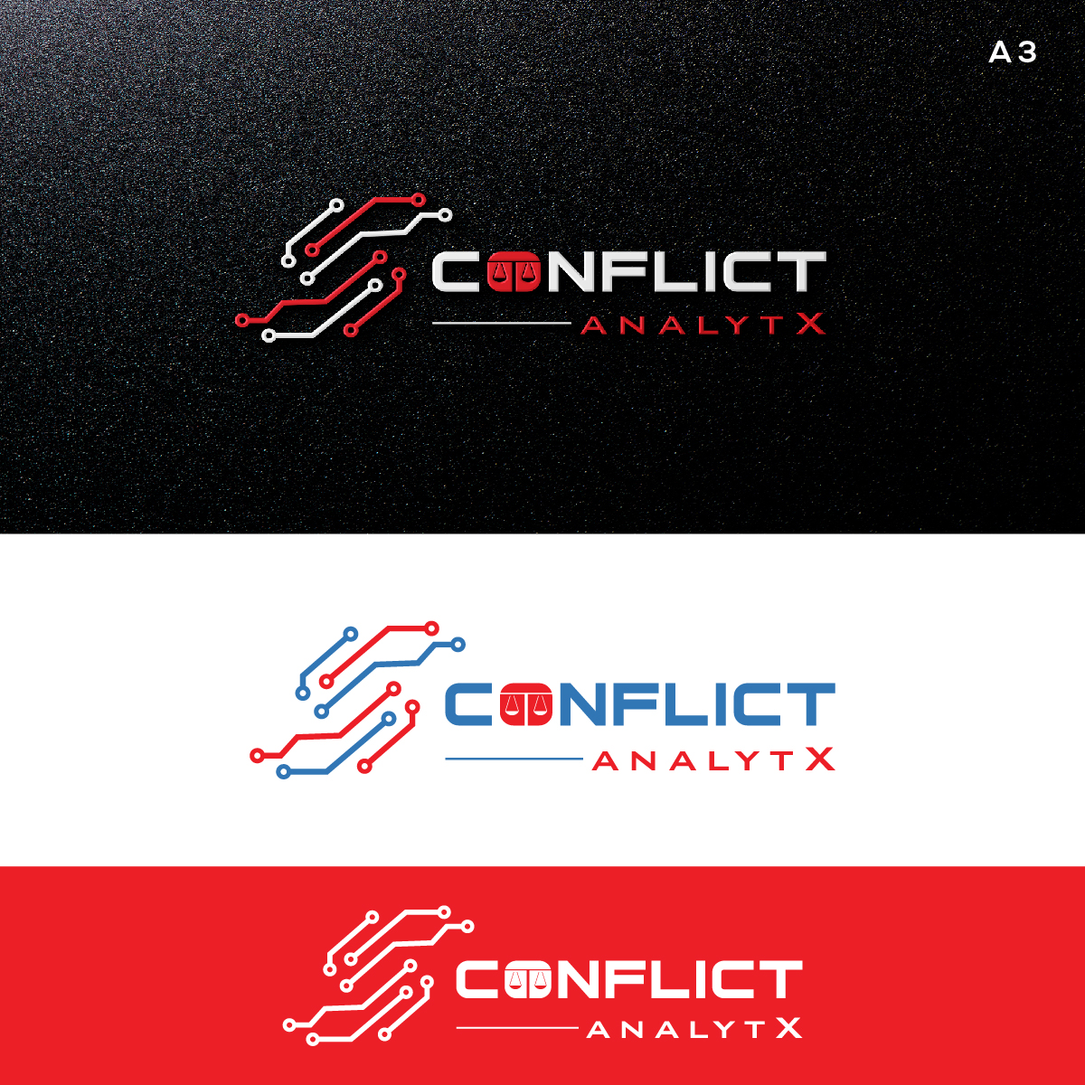 Circuit Scale Logo Design by Esolbiz