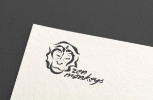 Zen Monkeys | Logo Design by Mosa Abo swelem