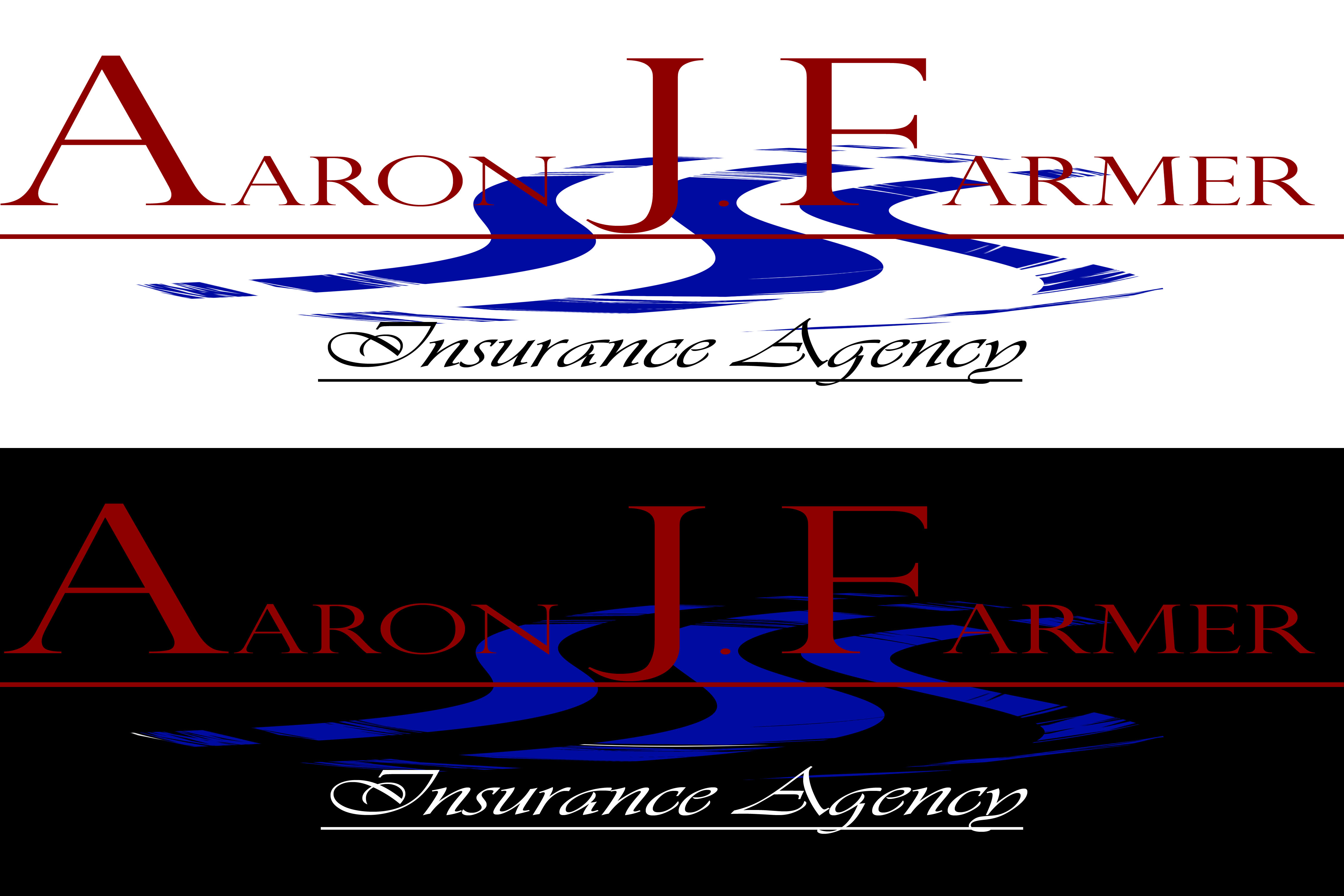 Logo Design by Tarnees Designs for Aaron J. Farmer Insurance Agency, Inc. | Design #50934