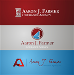 Logo Design by desainr for Aaron J. Farmer Insurance Agency, Inc. | Design #50757