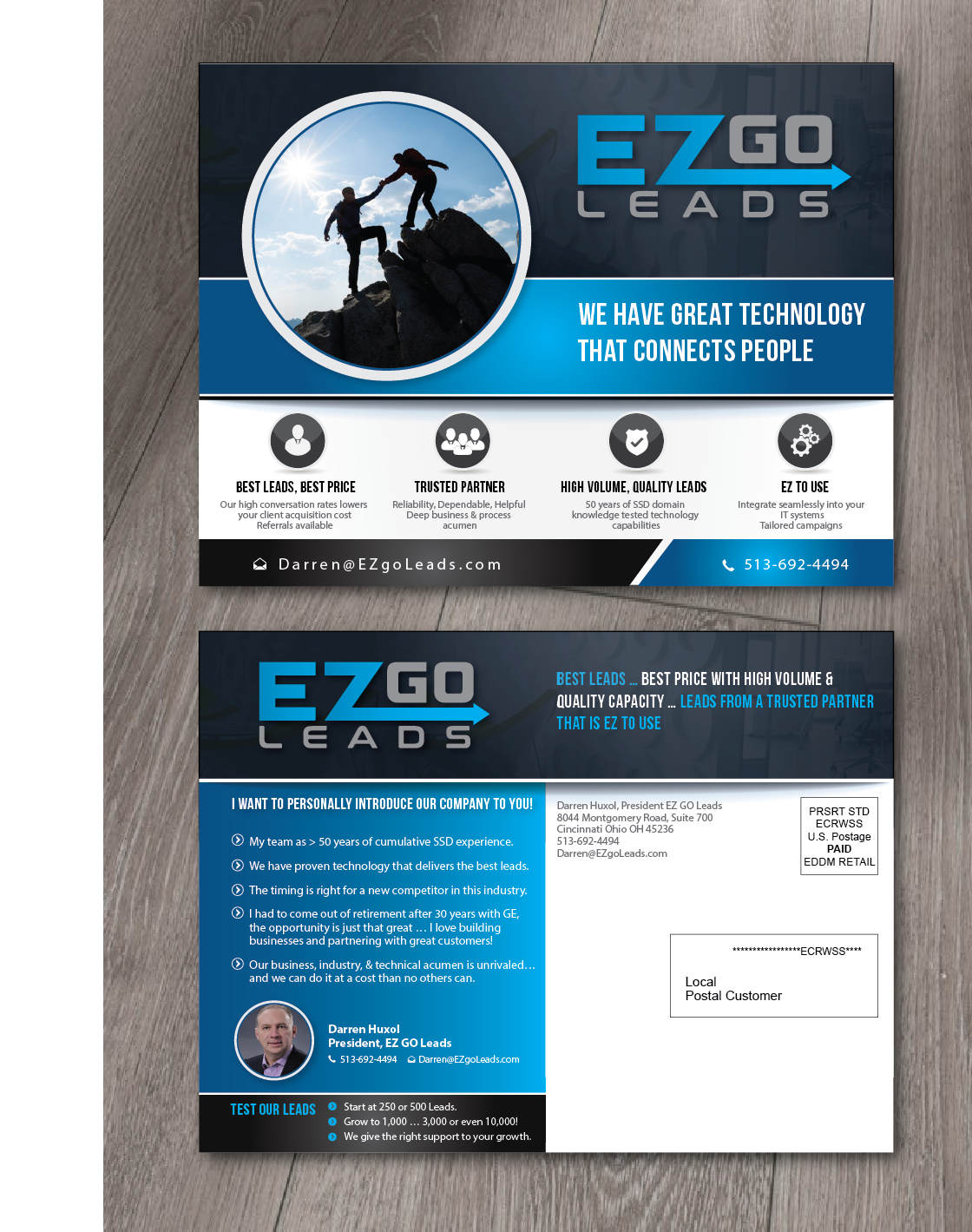 Flyer Design by alex989 for EZ GO LEADS | Design #18968880