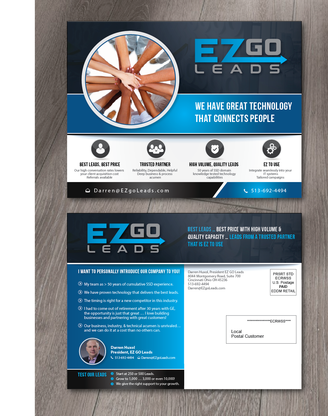 Flyer Design by alex989 for EZ GO LEADS | Design #18968882
