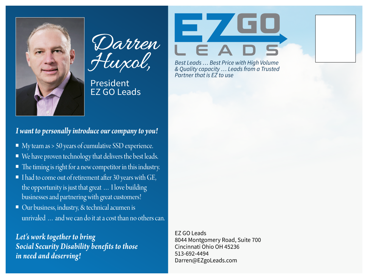 Diseño de Flyer por aneela para EZ GO LEADS | Diseño #19023030