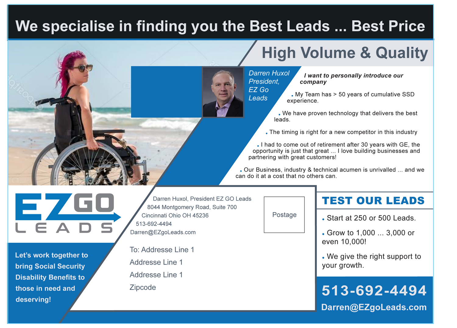 Design de Flyer par Designer Mate pour EZ GO LEADS | Design #19008564