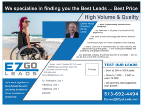 Flyer Design by Designer Mate for EZ GO LEADS | Design: #19008564