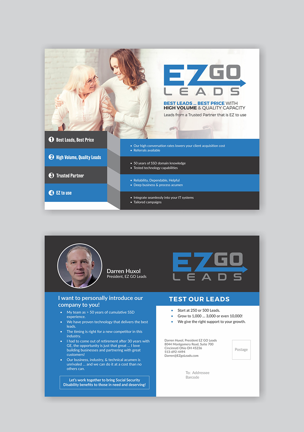 Design de Flyer par DesignMarket pour EZ GO LEADS | Design #19009140