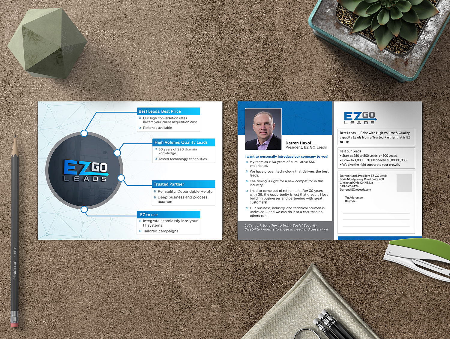 Design de Flyer par debdesign pour EZ GO LEADS | Design #18971901