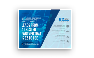 Flyer Design by Daniel James for EZ GO LEADS | Design: #19006070