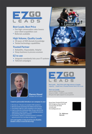Flyer Design by Deziners Zone for EZ GO LEADS | Design: #18924689