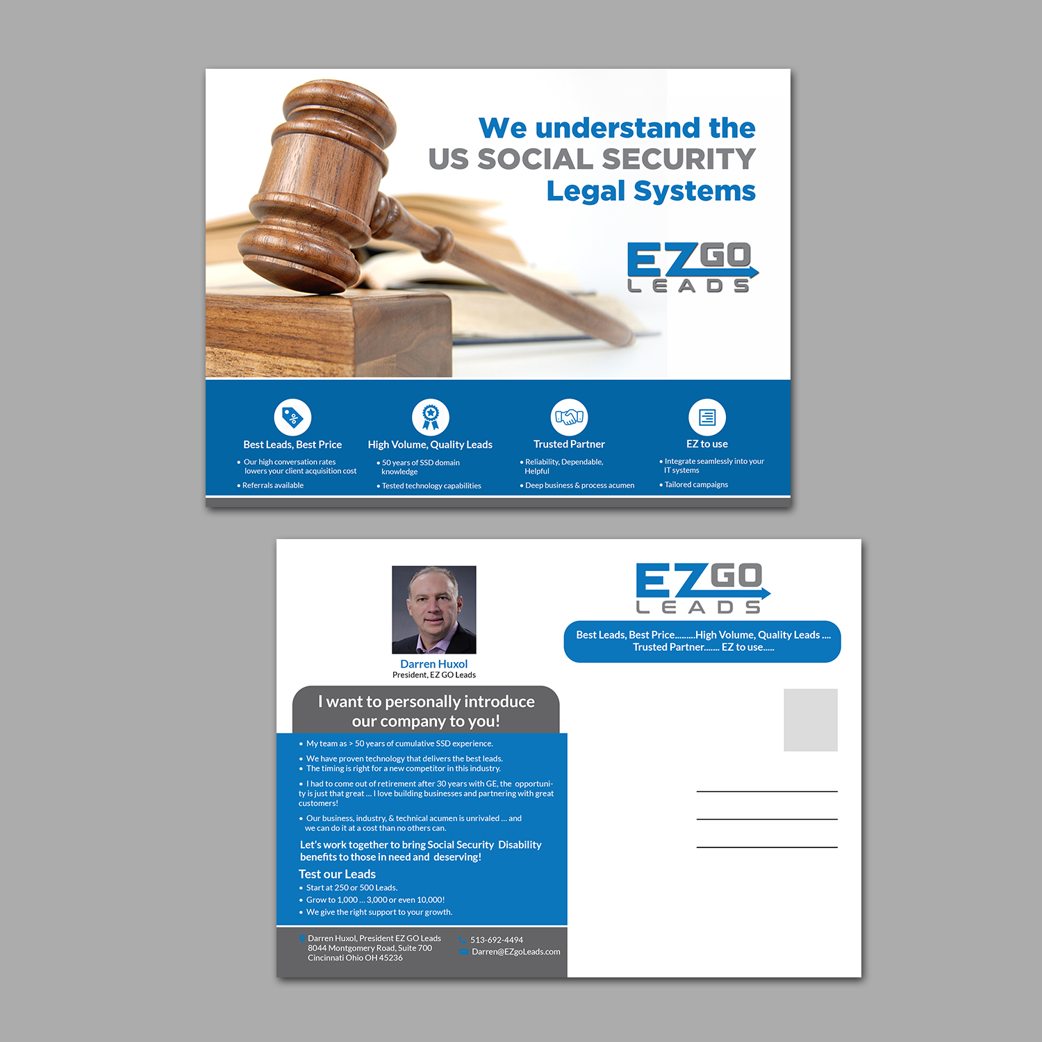 Flyer Design by aspiremedia for EZ GO LEADS | Design #19013446
