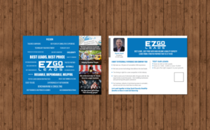 Flyer Design by chandrayaan.creative for EZ GO LEADS | Design: #19008491