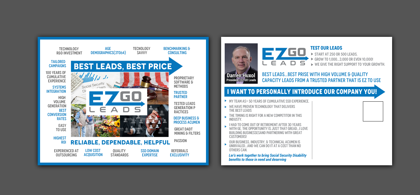 Flyer-Design von chandrayaan.creative für EZ GO LEADS | Design #19011754