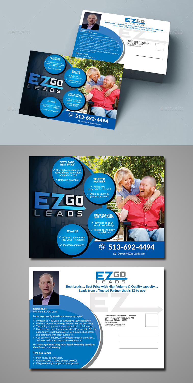Flyer Design by ecorokerz for EZ GO LEADS | Design #18970779