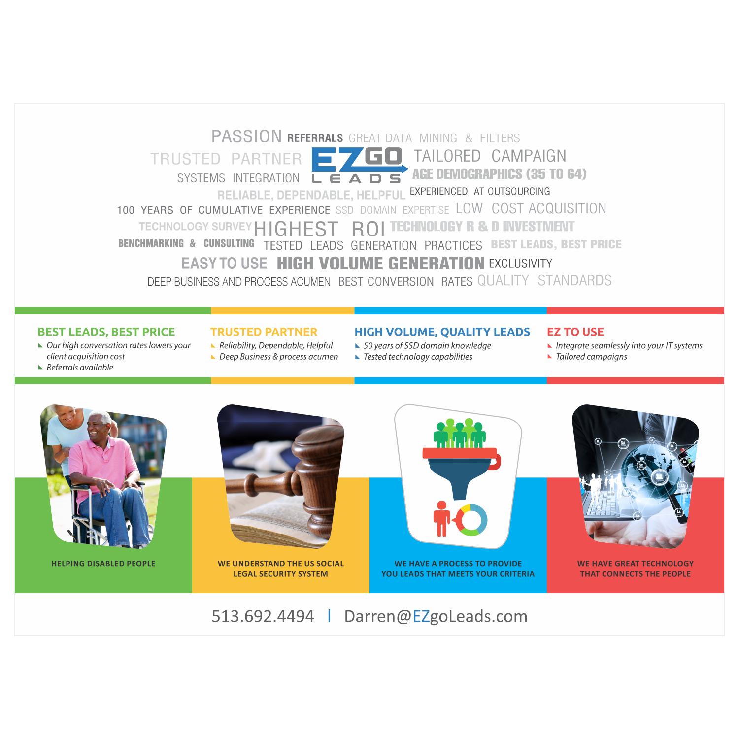 Flyer Design by dvtank1987 for EZ GO LEADS | Design #18993416