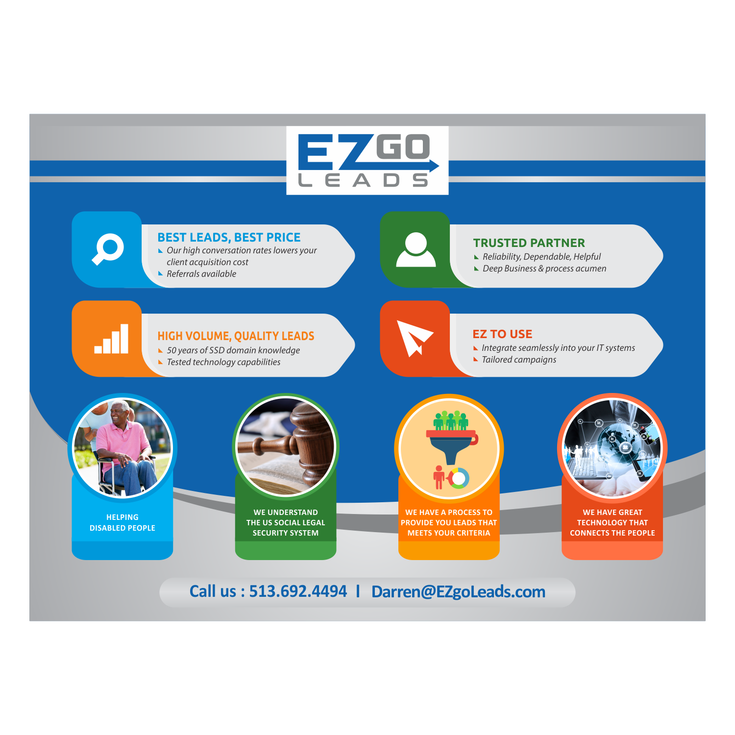 Flyer Design by dvtank1987 for EZ GO LEADS | Design #19038977