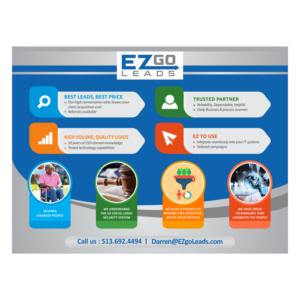 Flyer Design by dvtank1987 for EZ GO LEADS | Design: #19038977