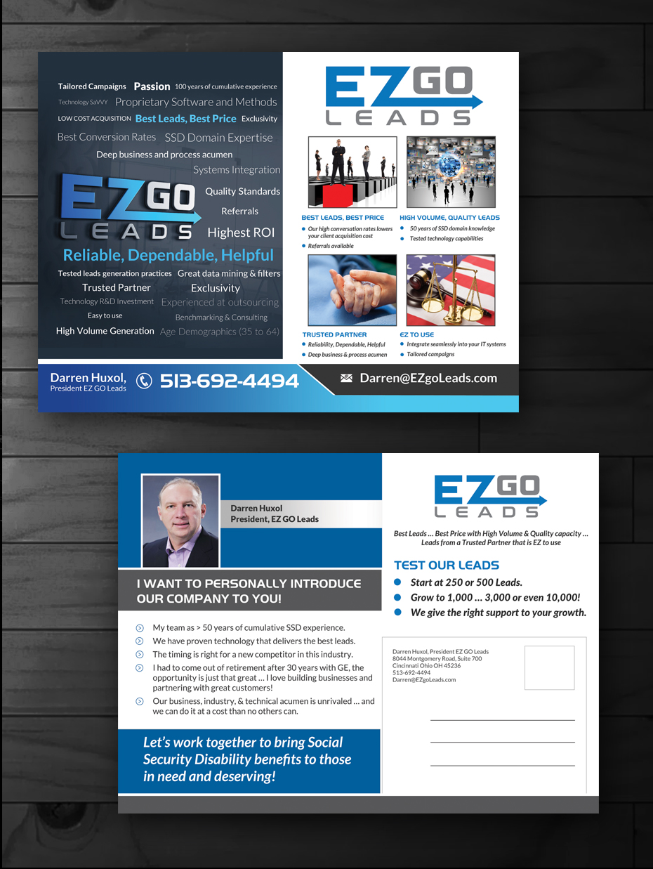 Flyer Design by innovative earth for EZ GO LEADS | Design #18924474