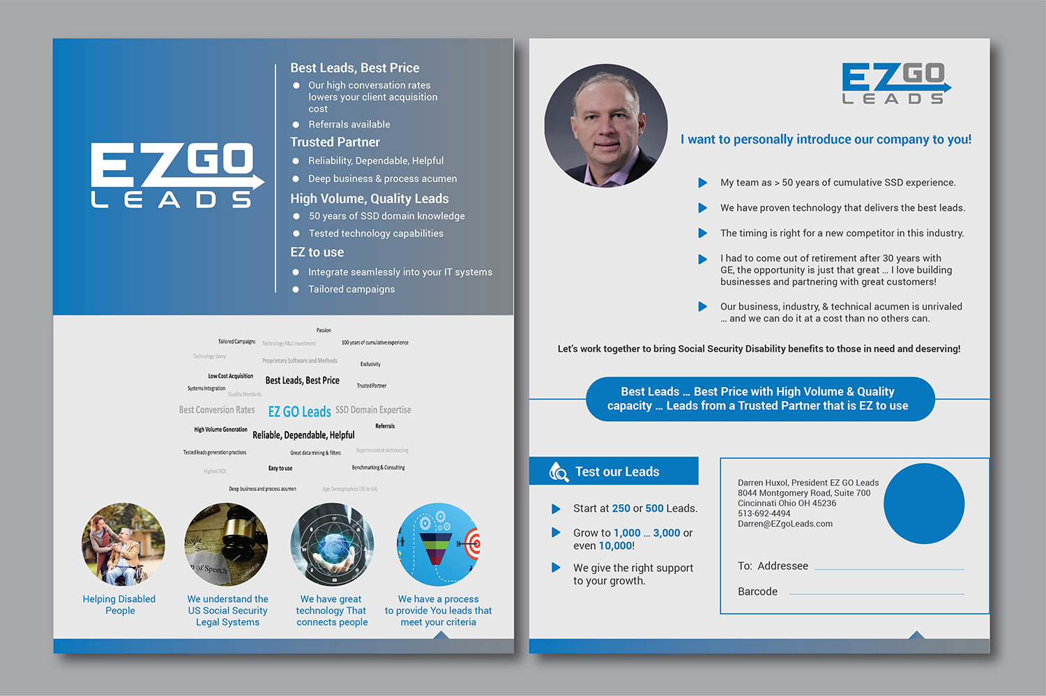 Flyer Design by A Y A N for EZ GO LEADS | Design #18938048