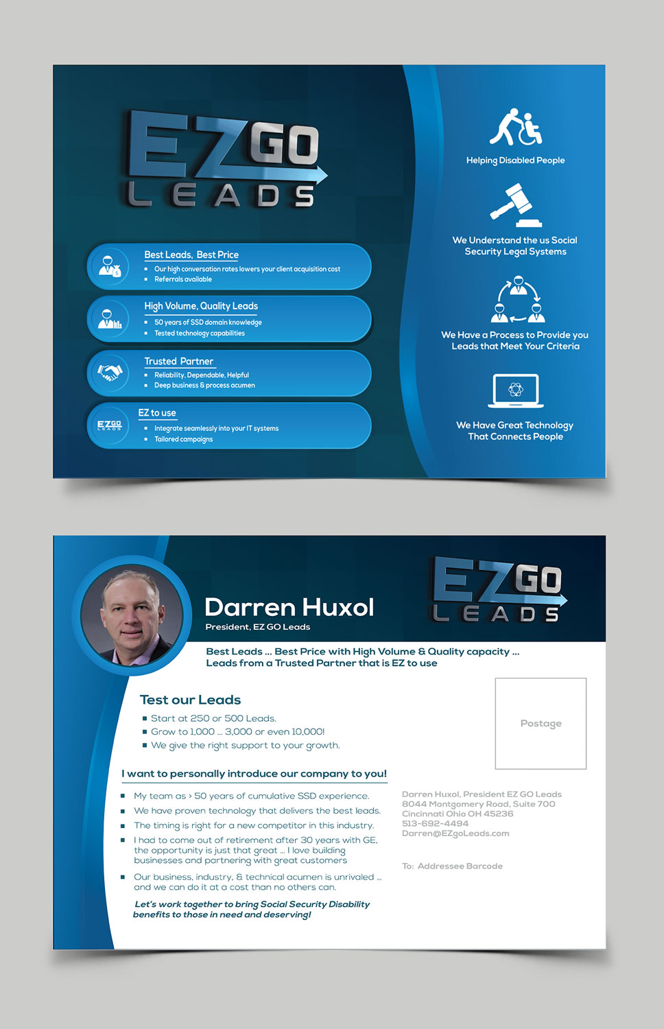 Flyer Design by vcreatived for EZ GO LEADS | Design #18994403
