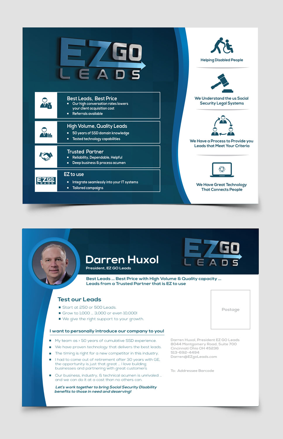 Flyer Design by vcreatived for EZ GO LEADS | Design #19024890