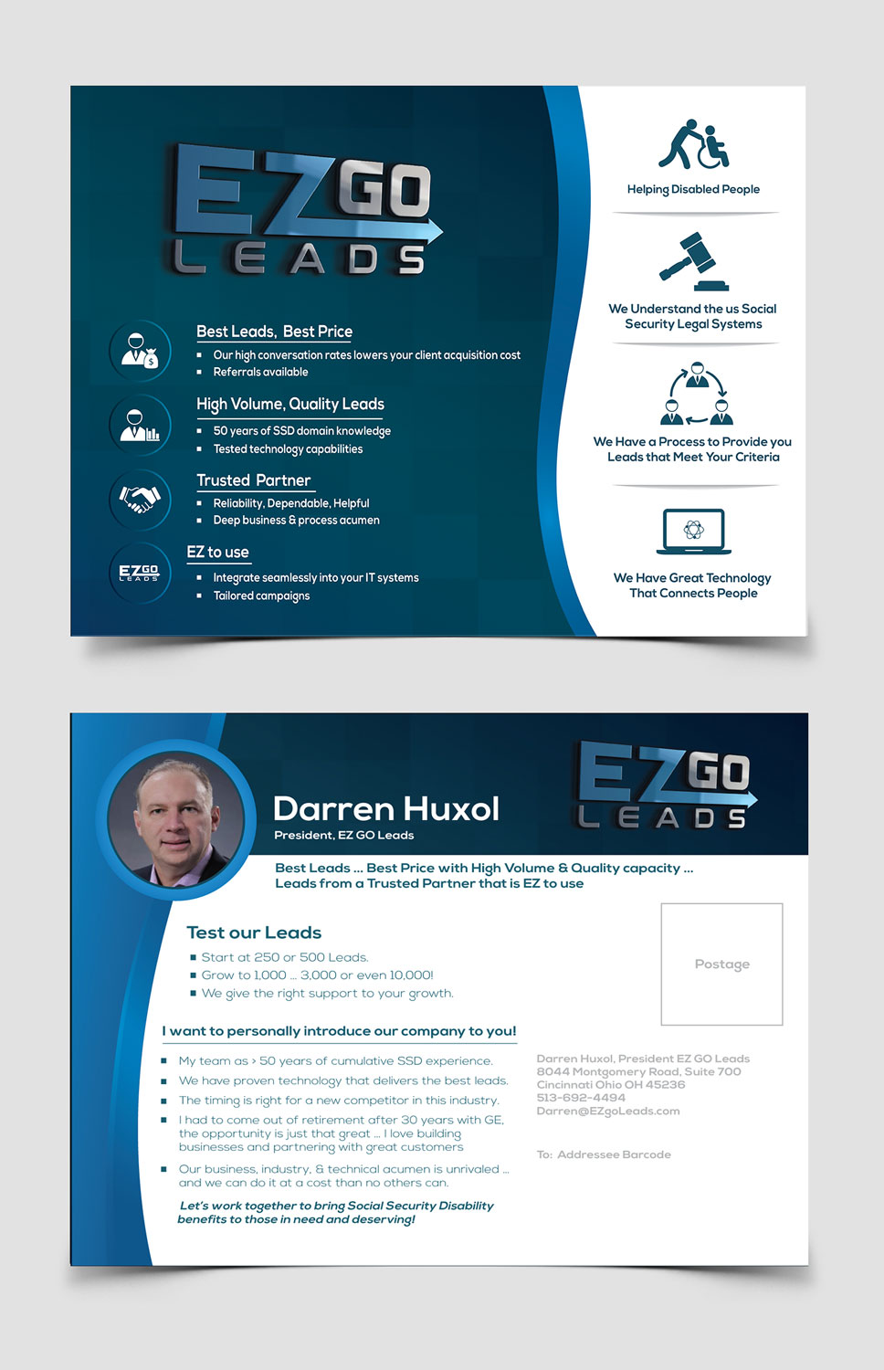 Flyer Design by vcreatived for EZ GO LEADS | Design #19024899