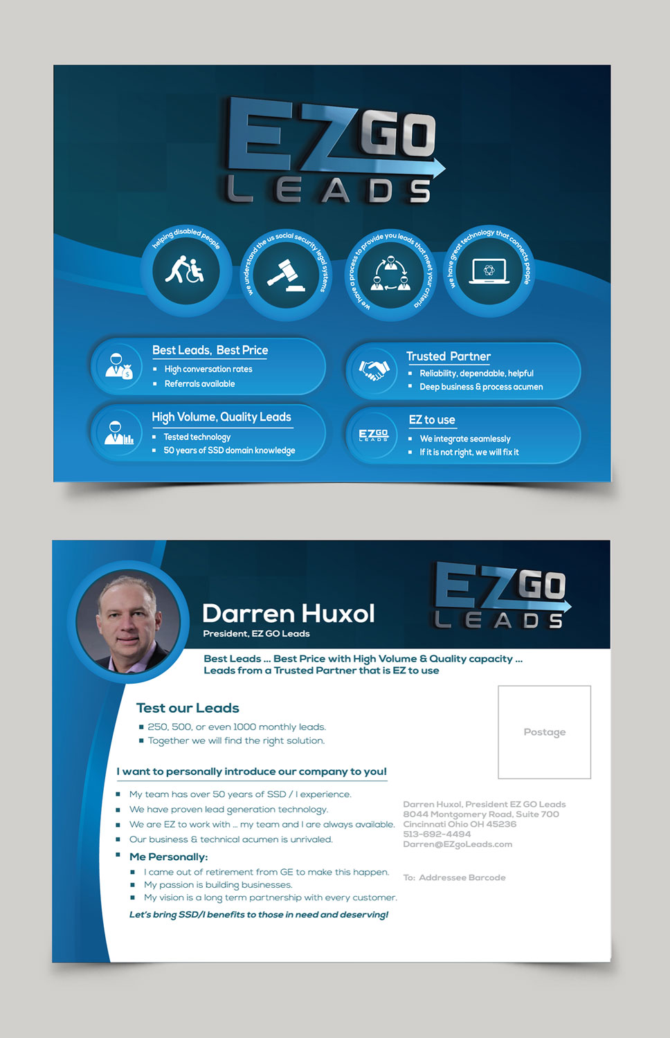 Flyer Design by vcreatived for EZ GO LEADS | Design #19041489