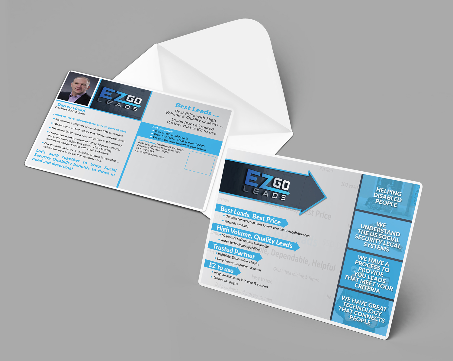 Flyer Design by Dexter Solutions for EZ GO LEADS | Design #18979492