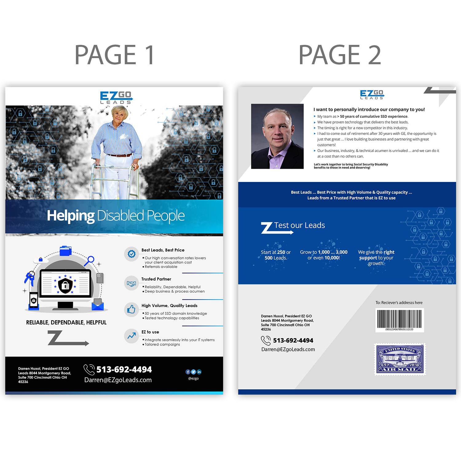 Flyer Design by Olufemi1on1 for EZ GO LEADS | Design #19023303