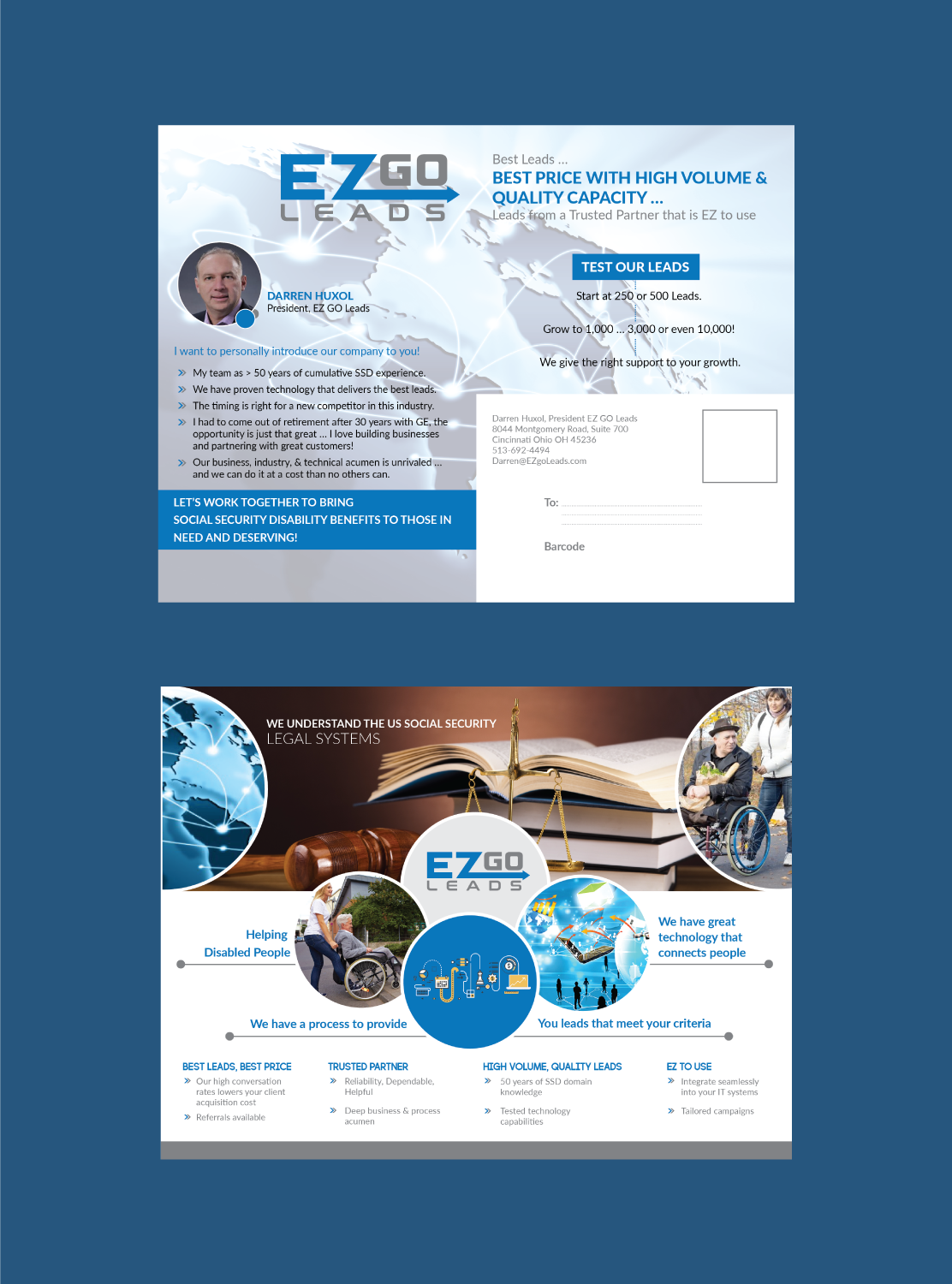 Design de Flyer par ilovedesign1 pour EZ GO LEADS | Design #18953071