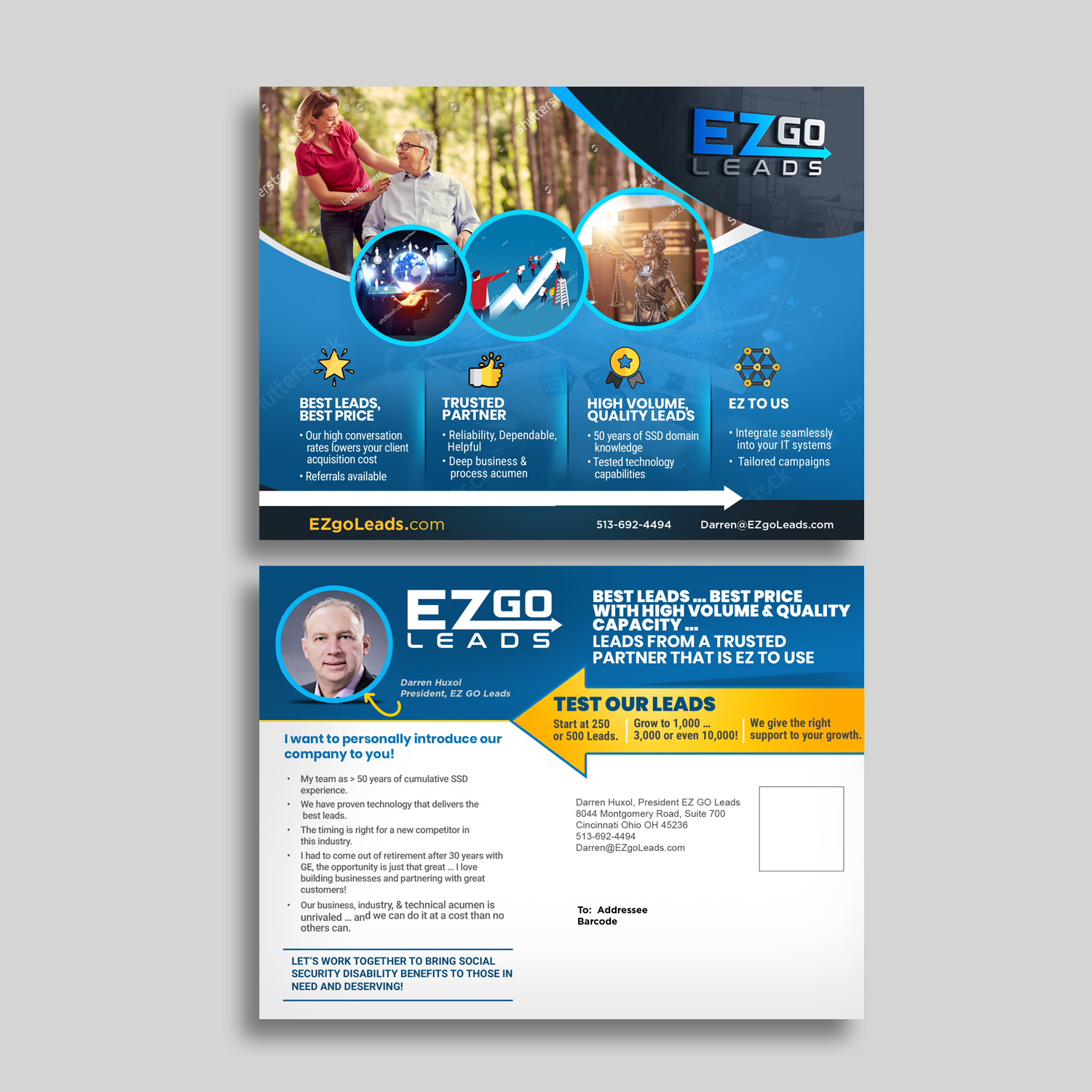 Design de Flyer par ekta.web pour EZ GO LEADS | Design #18934064