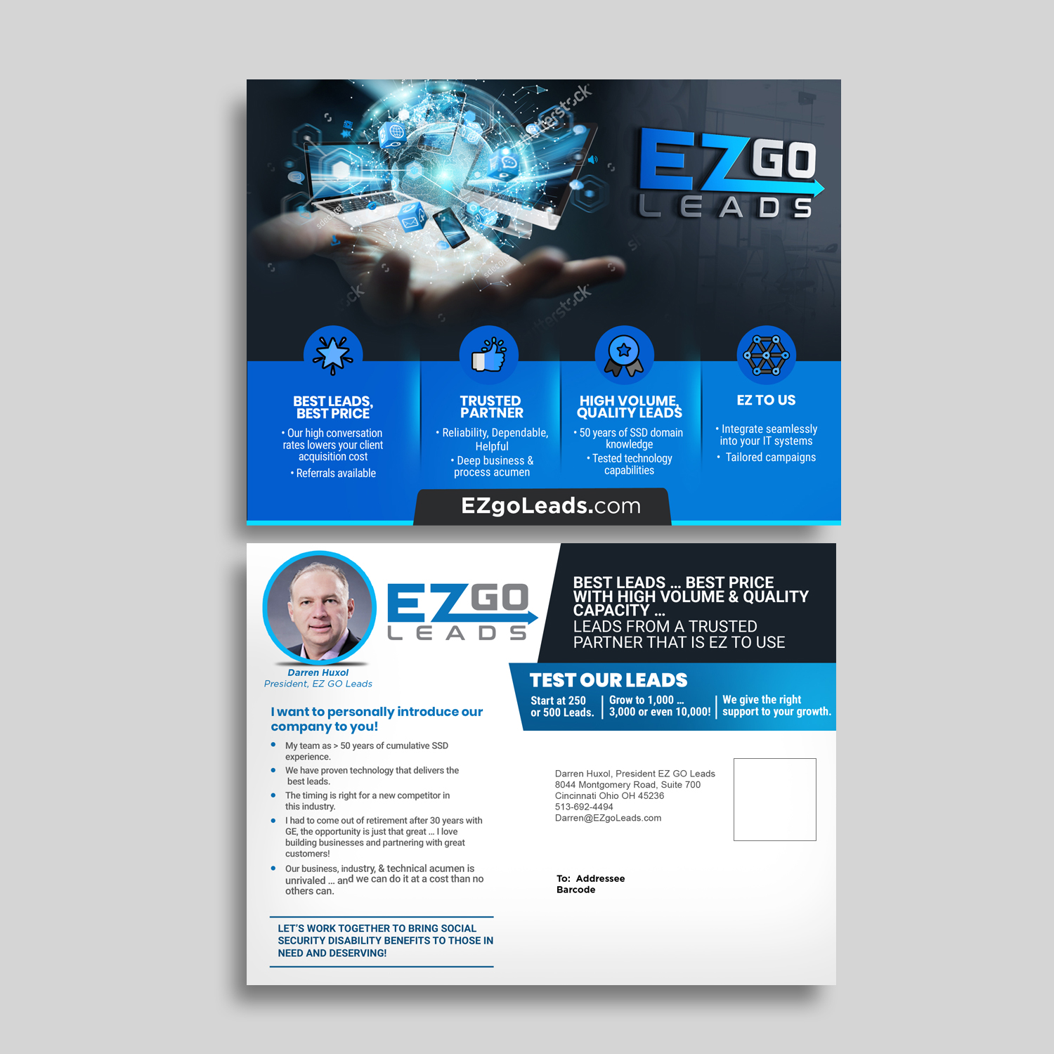 Flyer Design by ekta.web for EZ GO LEADS | Design #18975251