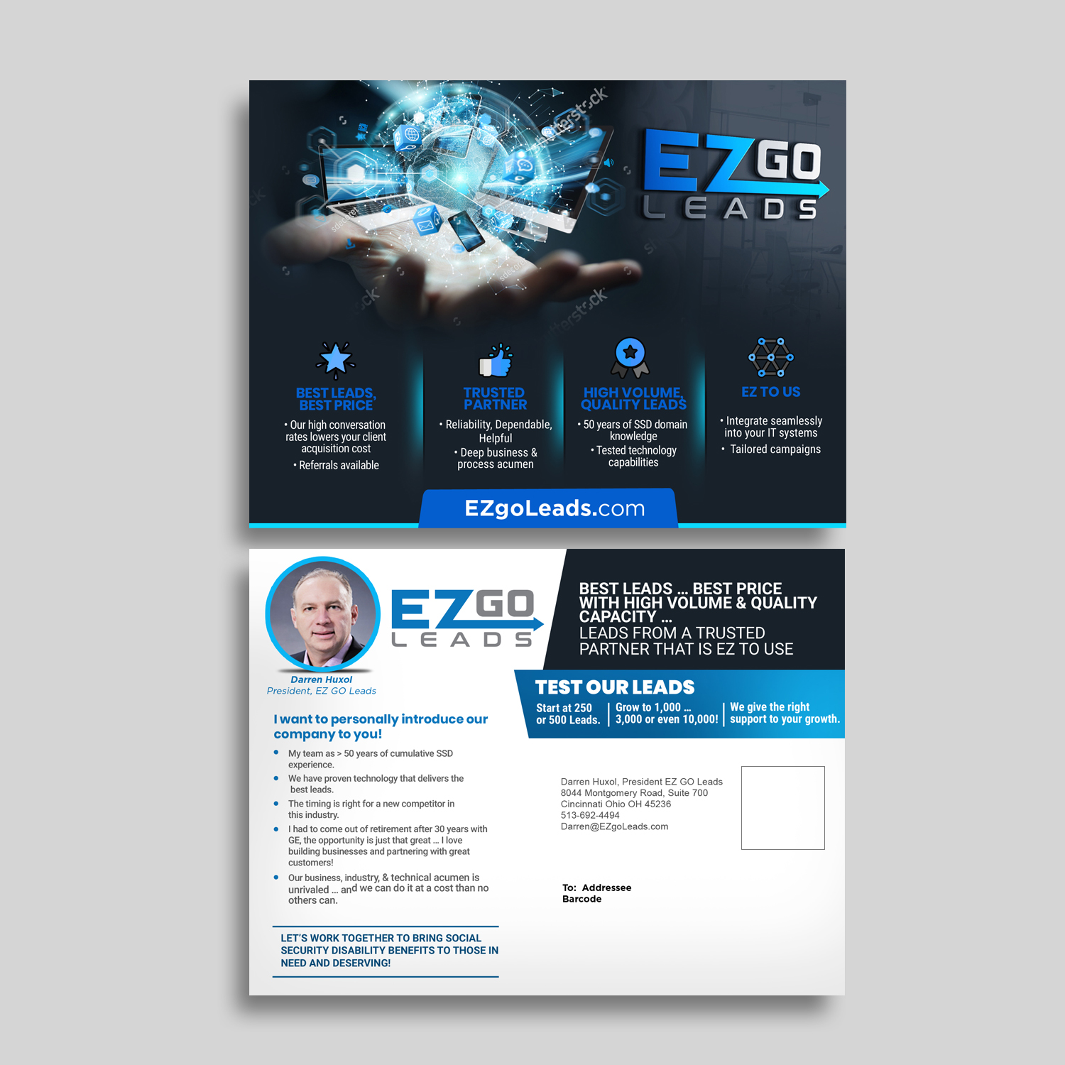 Diseño de Flyer por ekta.web para EZ GO LEADS | Diseño #18975268