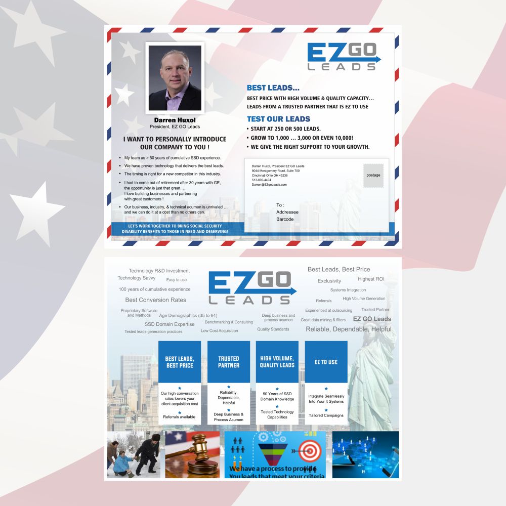 Flyer Design by ANDRIA 3 for EZ GO LEADS | Design #18926033