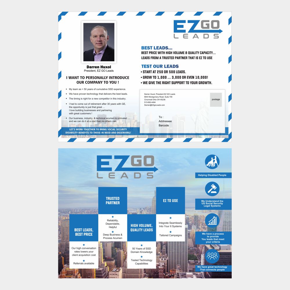 Flyer-Design von ANDRIA 3 für EZ GO LEADS | Design #18989003