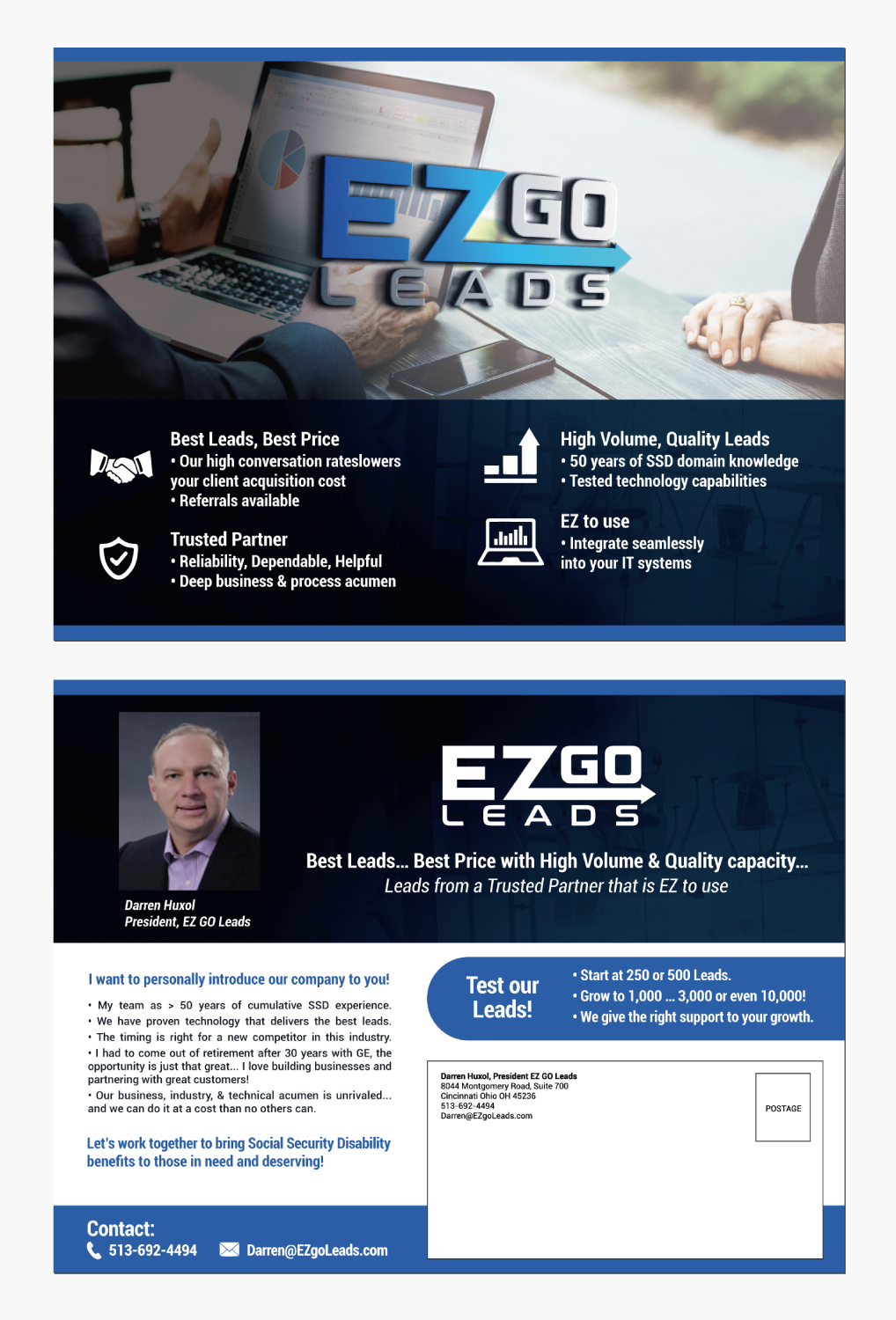 Flyer-Design von angejimenezm für EZ GO LEADS | Design #18969001
