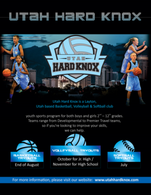 Flyer Design by uk for Utah Hard Knox | Design: #18875171