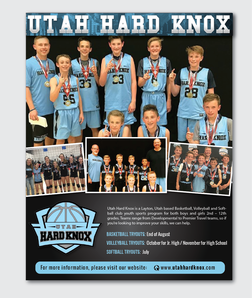 Design de Flyer par alex989 pour Utah Hard Knox | Design #18873192